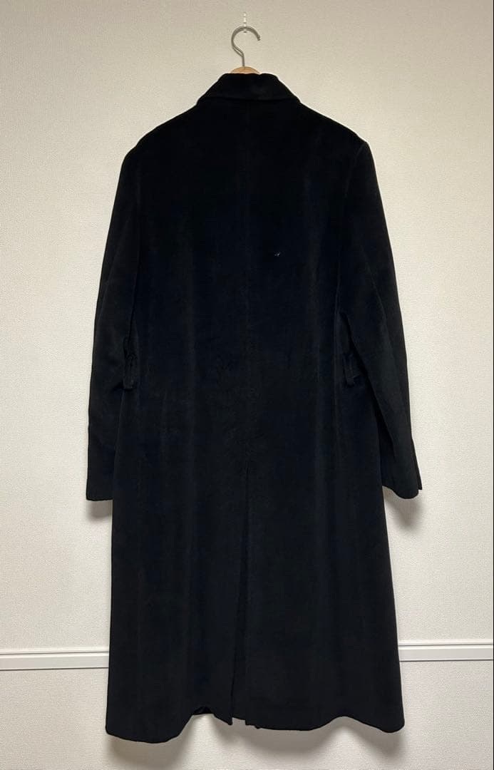 COMME CA DU MODE/ステンカラーコート/sizeL/黒/アンゴラ