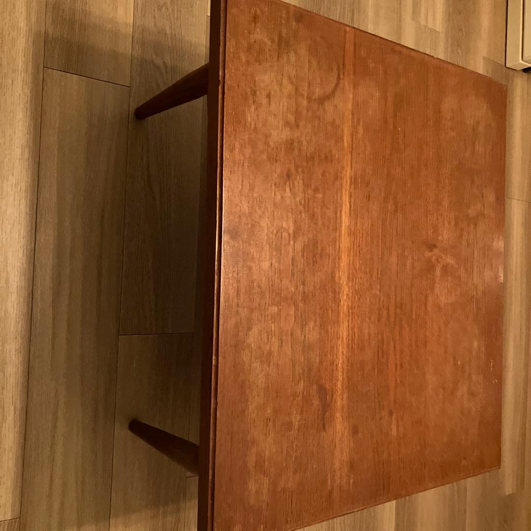 木製シンプルテーブル ブラウン　ヴィンテージ