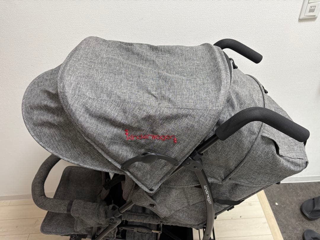 【美品】kinderwagon キンダーワゴン　DUOシティHOPⅡ 二人乗り