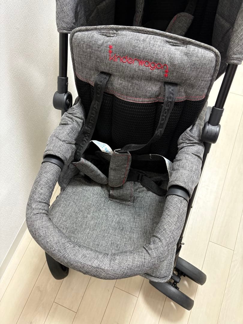 【美品】kinderwagon キンダーワゴン　DUOシティHOPⅡ 二人乗り
