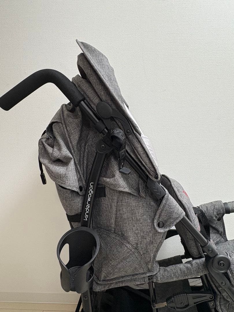 【美品】kinderwagon キンダーワゴン　DUOシティHOPⅡ 二人乗り