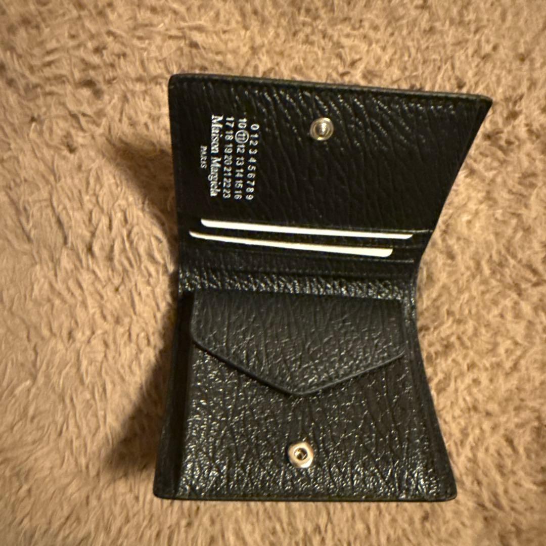 Maison Margiela ブラック 二つ折り財布