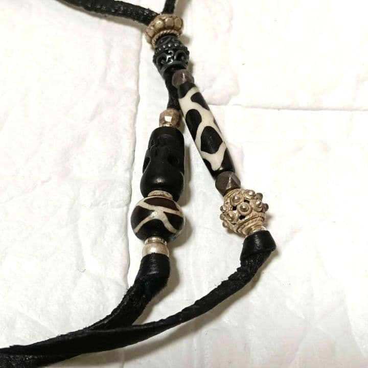 2084【レア】GOLDLEATHER ゴールドレザー ブレスレット保存袋付き