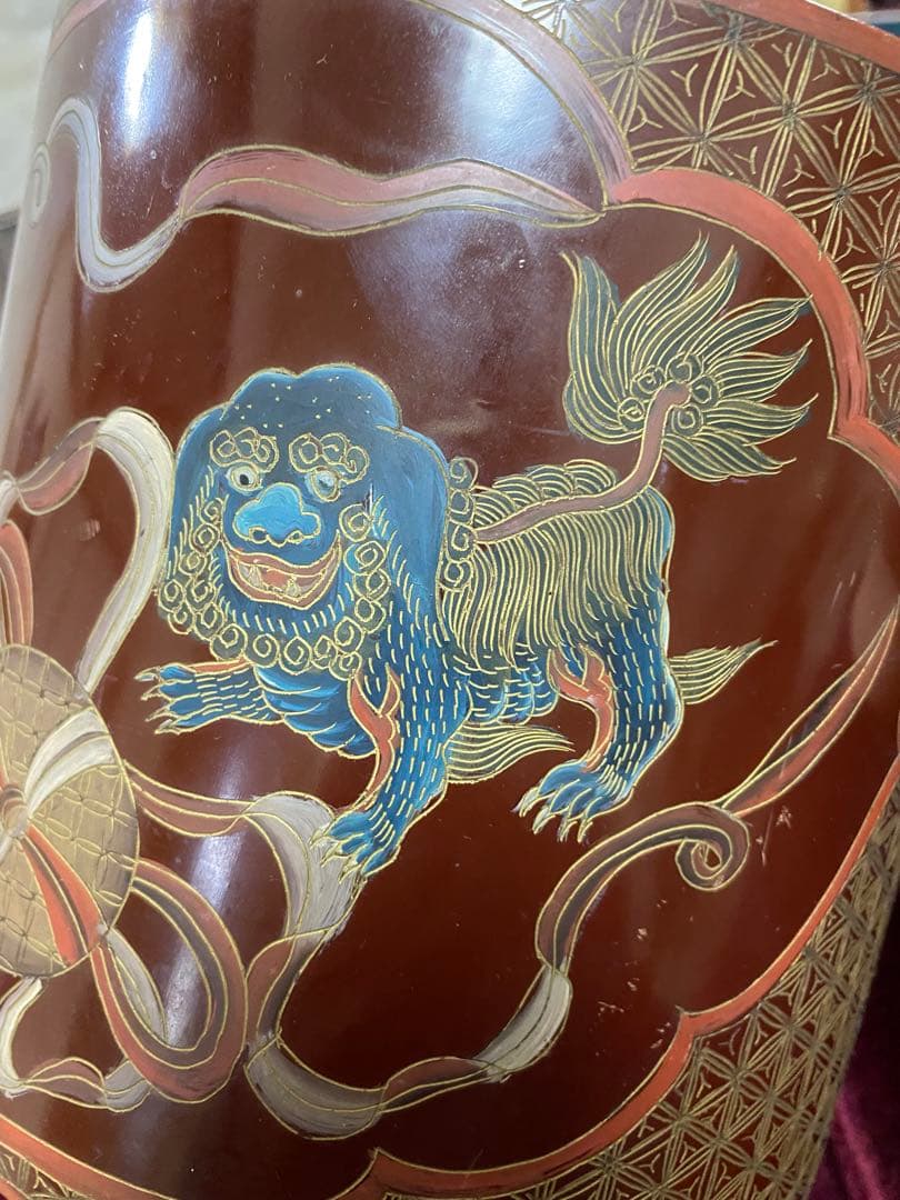 筆筒 文房用品 中国 唐物 漆器 書道 清朝