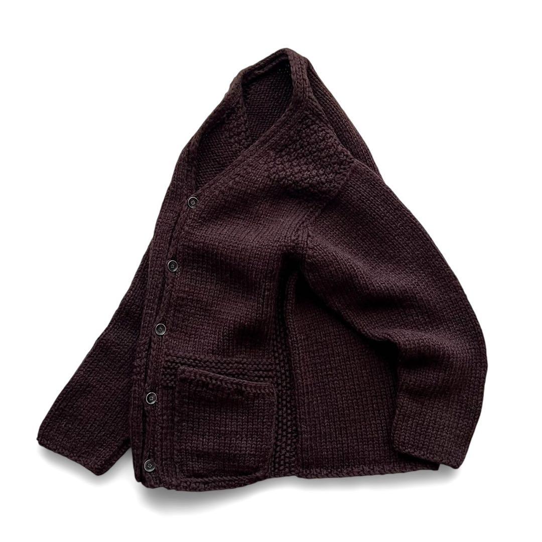 【美品】R by 45rpm/45R ウール100%カーディガン