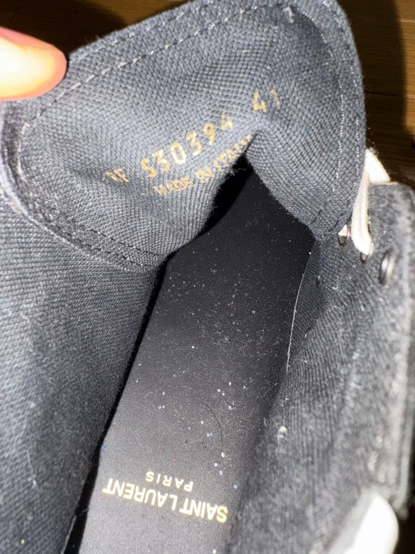 SAINT LAURENT ラメスニーカー