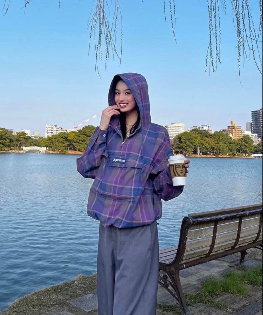 ジャケット・アウター Supreme Cotton Utility Anorak \"Plaid\" L