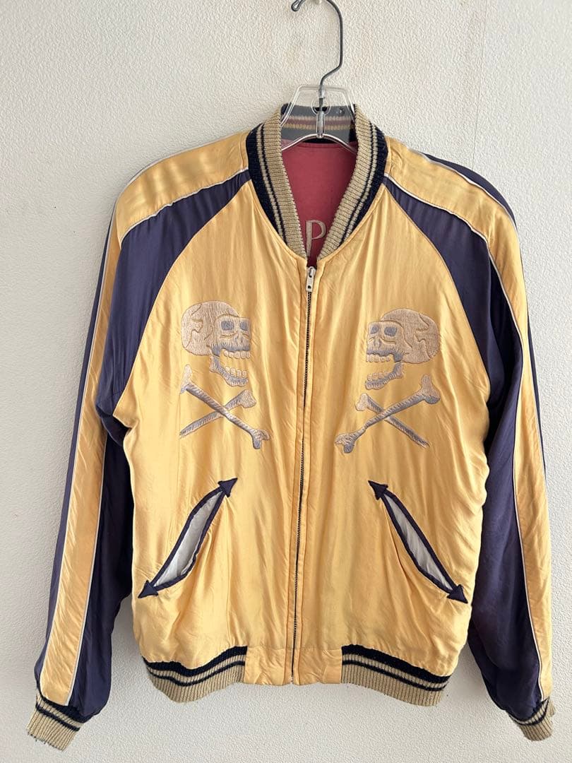 テーラー東洋 スーベニアジャケット 　スカジャン 虎顔×CHEVY LOVER