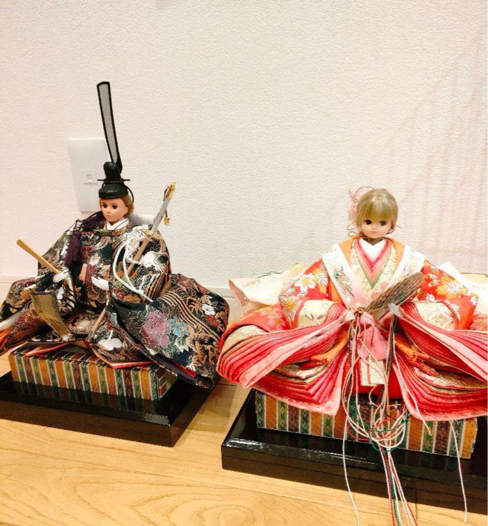 雛人形　リカちゃん リメイク 美品 元の顔セット