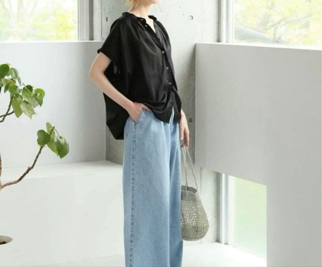 【新品】送料無料 ジャーナルスタンダード 80ローンタックボリュームシャツ