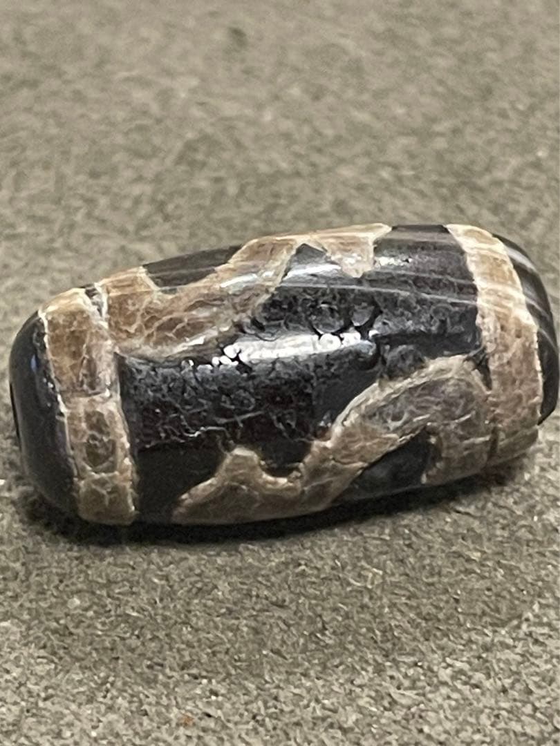 古代天珠　財神天珠　瑪瑙