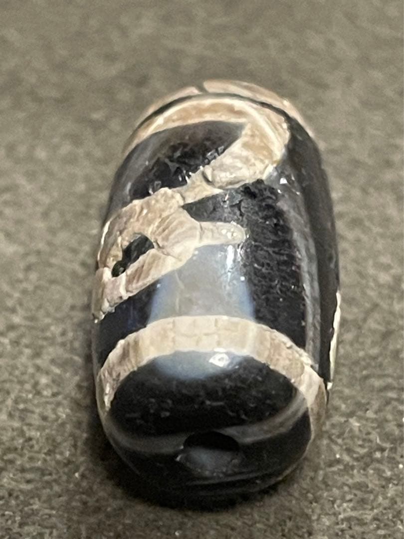 古代天珠　財神天珠　瑪瑙