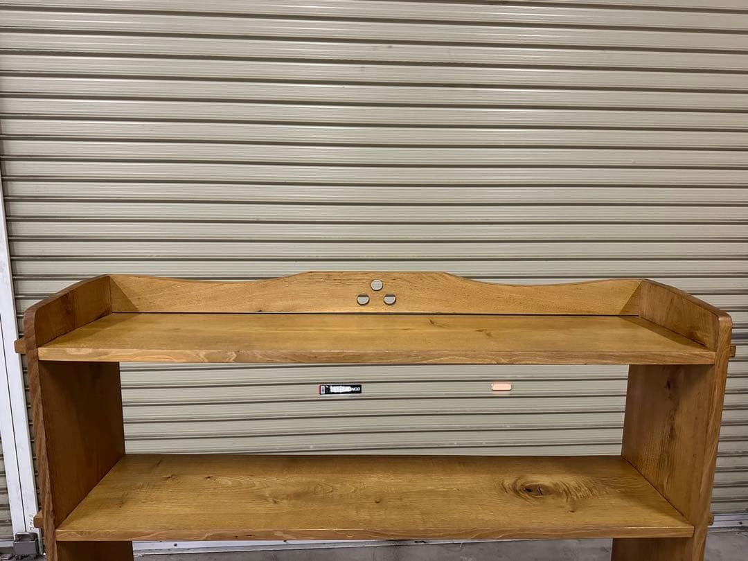 アンティーク　楔本棚　書棚　オープン棚　古家具