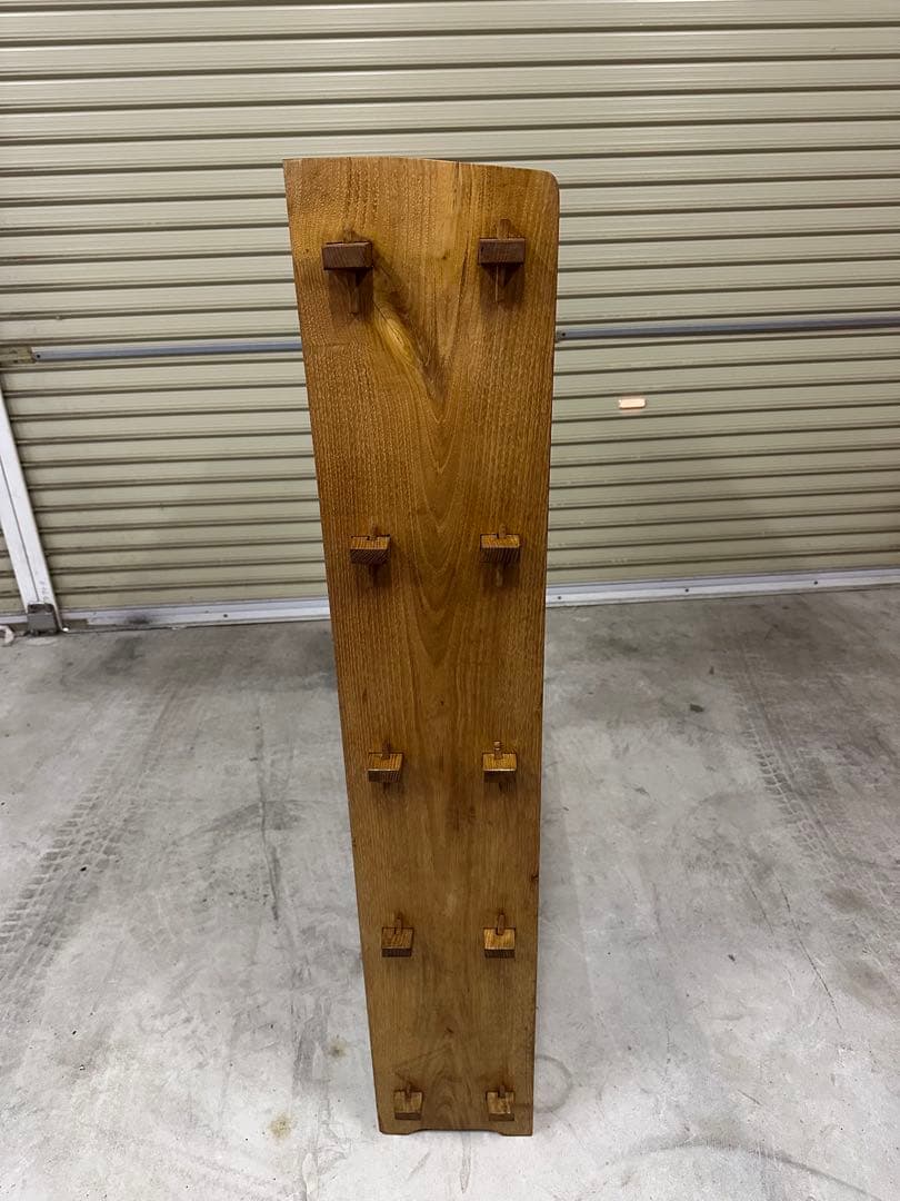 アンティーク　楔本棚　書棚　オープン棚　古家具