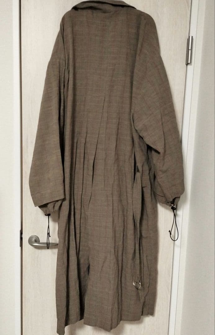 【期間限定価格】 my beautiful landlet リネンチェックコート