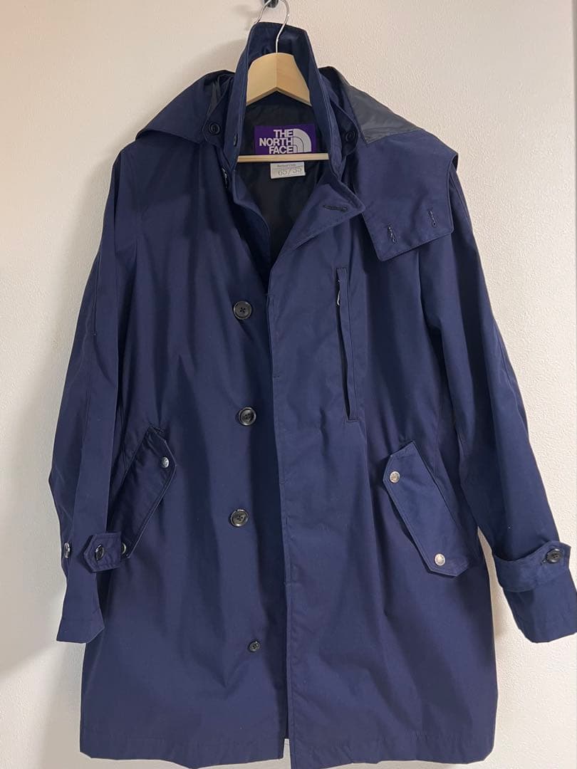 THE NORTH FACE パープルレーベルネイビー ステンカラーコート