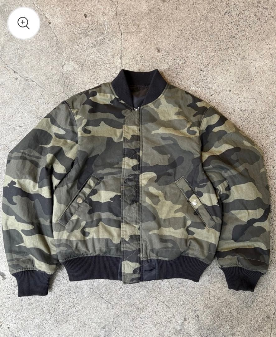 ジャケット・アウター BELVET Camo Reversible MA-1 Jacket