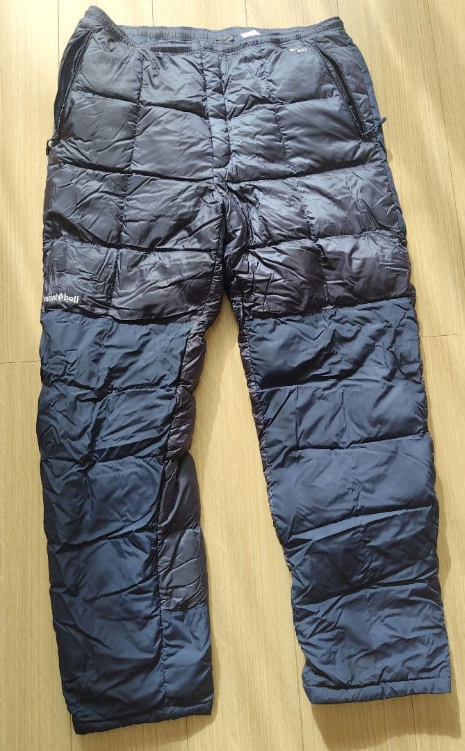【美品】mont-bell　ライトアルパインダウンパンツ　Lサイズ