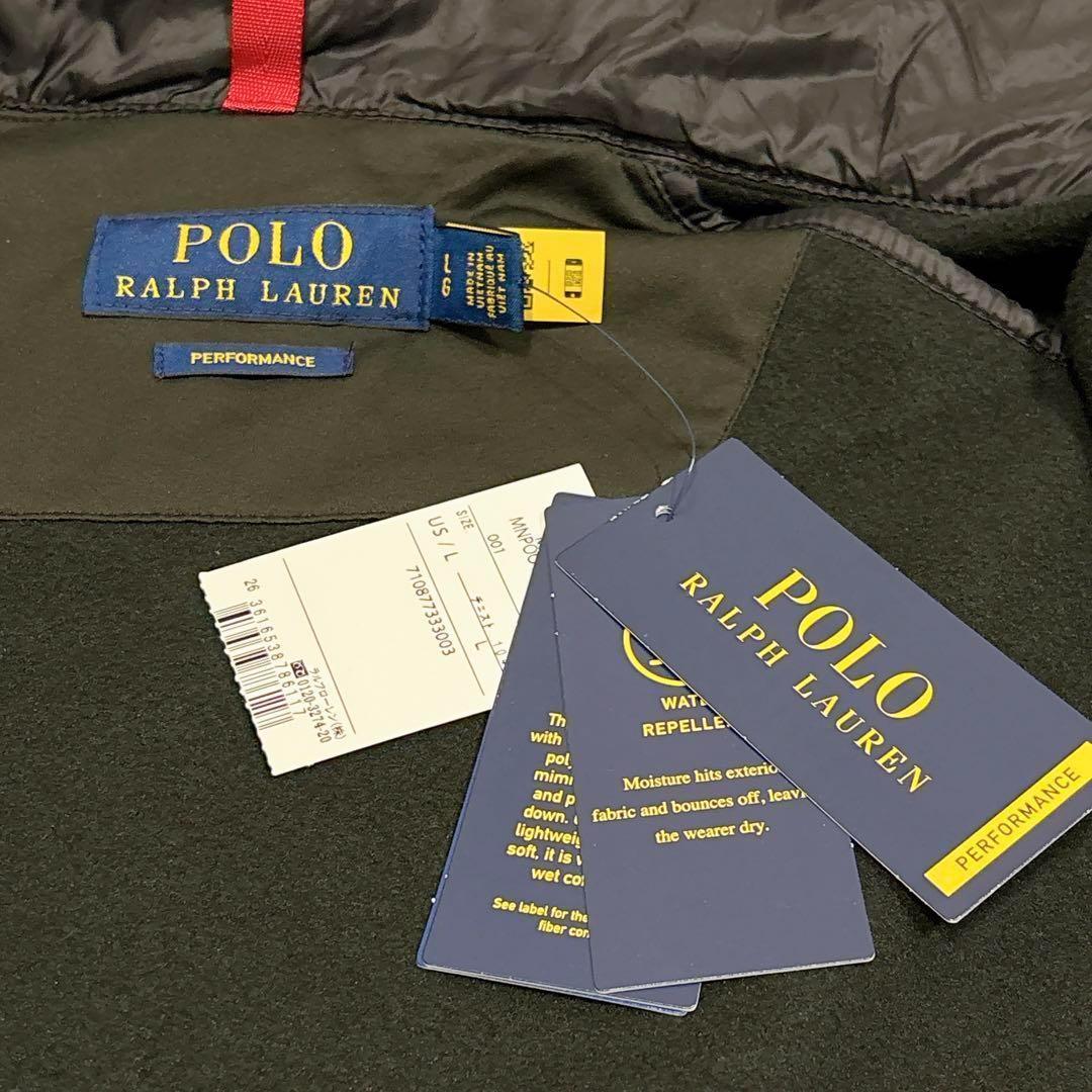 新品タグ付き✨　ポロラルフローレン　中綿ジャケット　ブルゾン　切り替え　黒　XL
