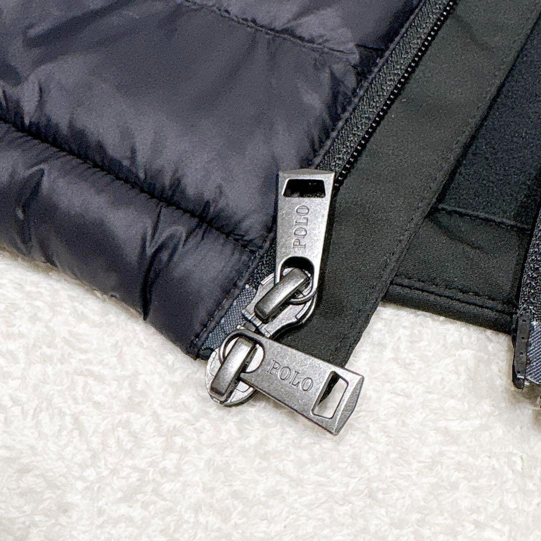 新品タグ付き✨　ポロラルフローレン　中綿ジャケット　ブルゾン　切り替え　黒　XL