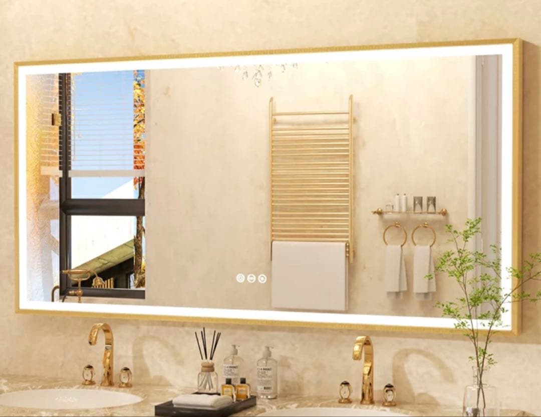 LUVODI 壁掛け式洗面鏡　120cm×60cm