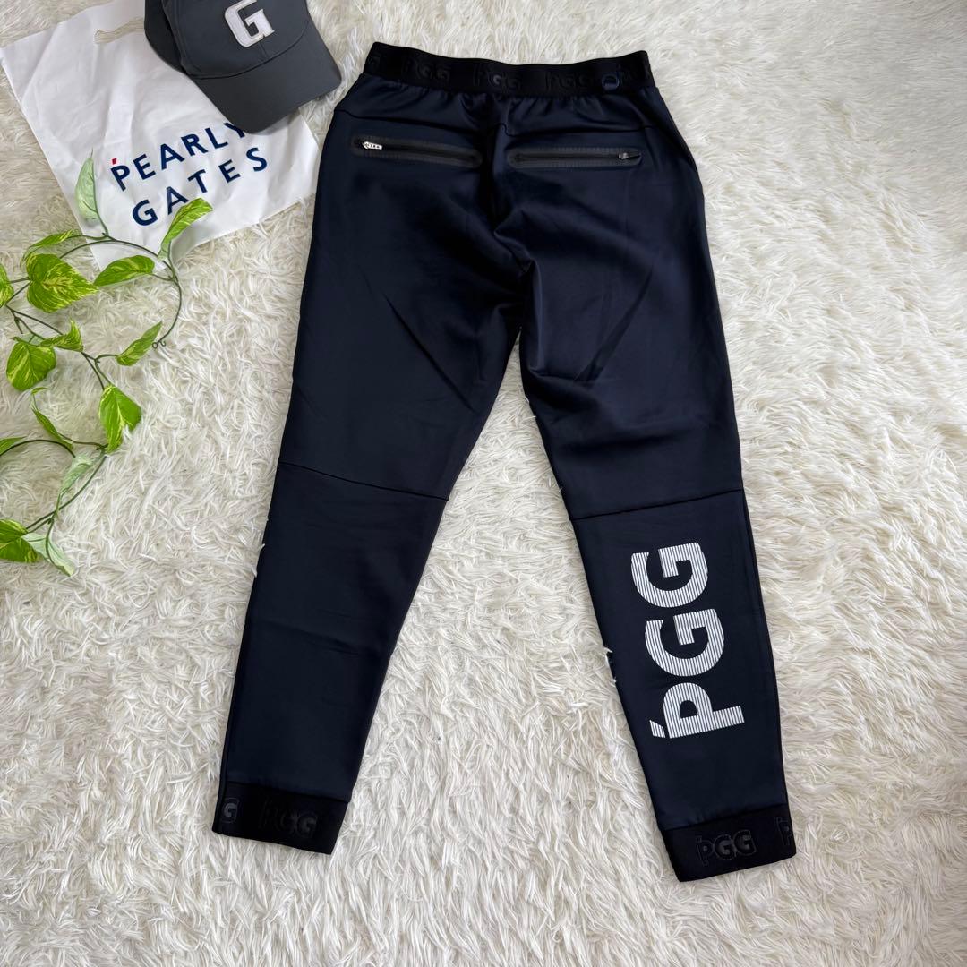 【パーリーゲイツ】極美品 セットアップ ネイビー 5サイズ pgg メンズ