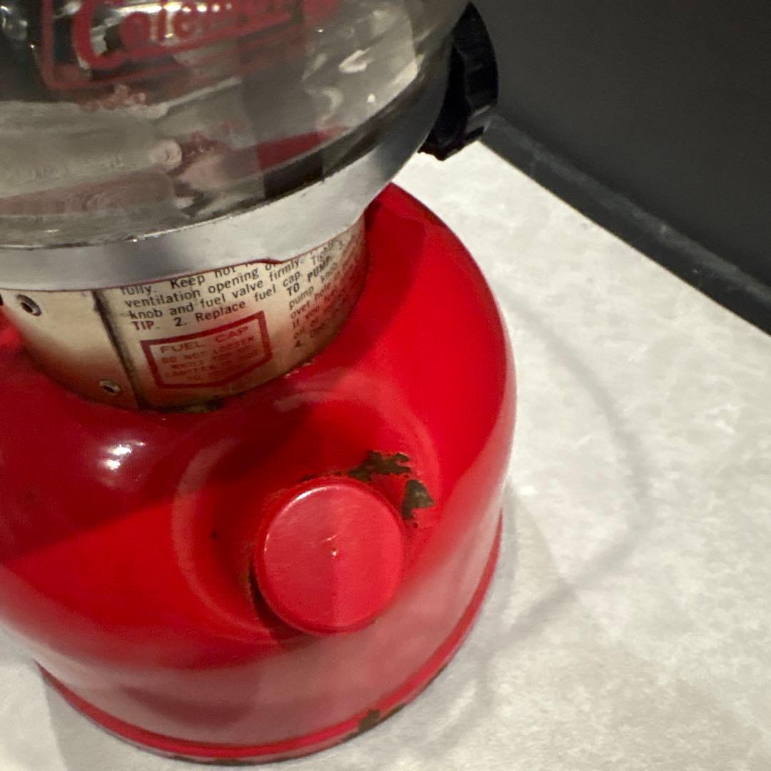 Coleman 赤 ランタン ケース付き200A