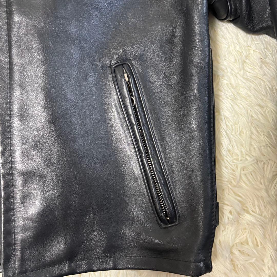 人気✨schott 641E レザージャケット　シングルライダース　本革　38