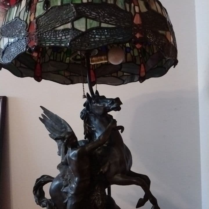 ブロンズ像ランプ　本土のみの方　本土のみの方