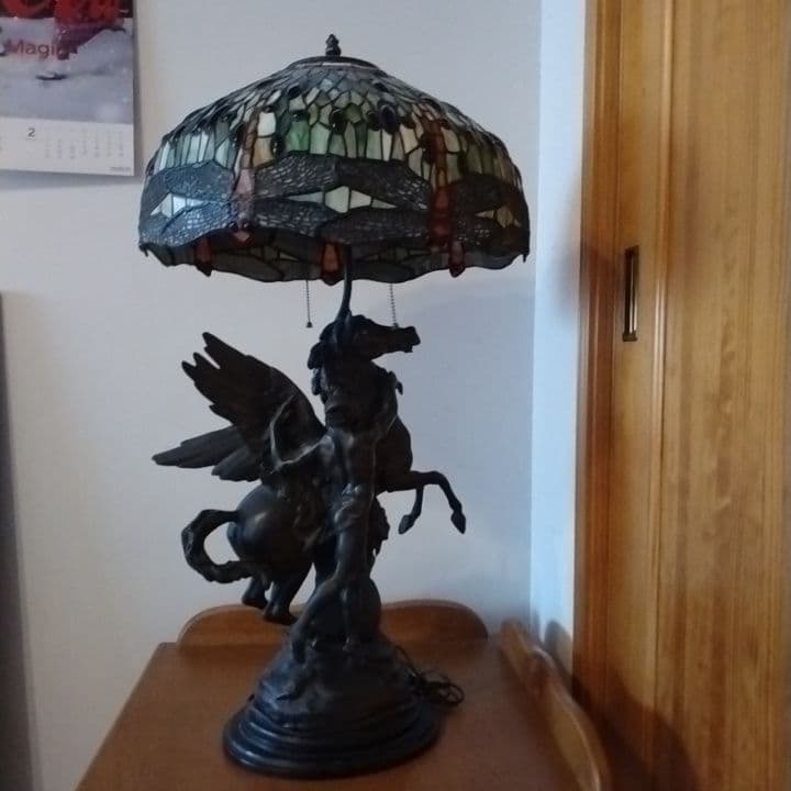 ブロンズ像ランプ　本土のみの方　本土のみの方