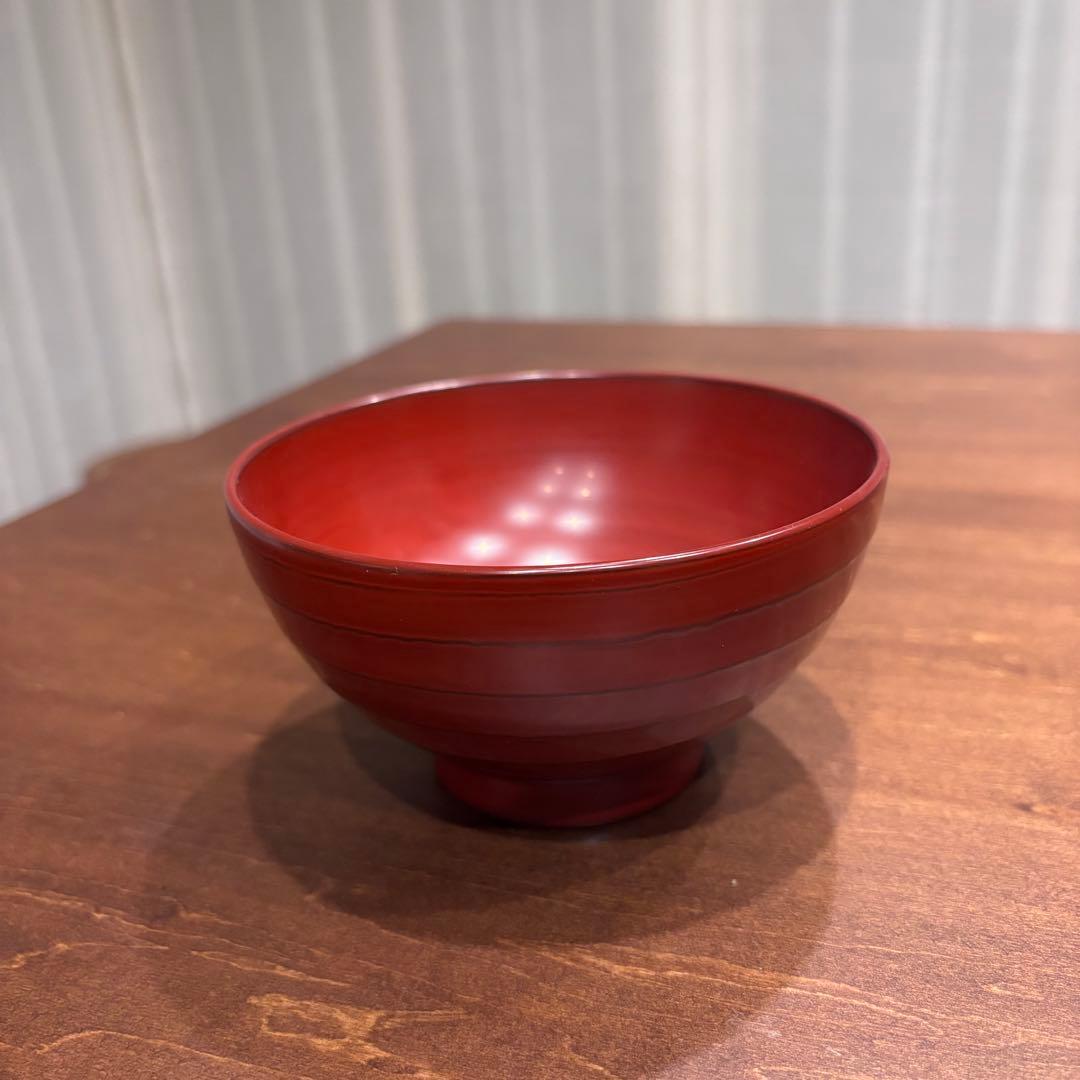 輪島キリモト　ヘラ模様椀（中）