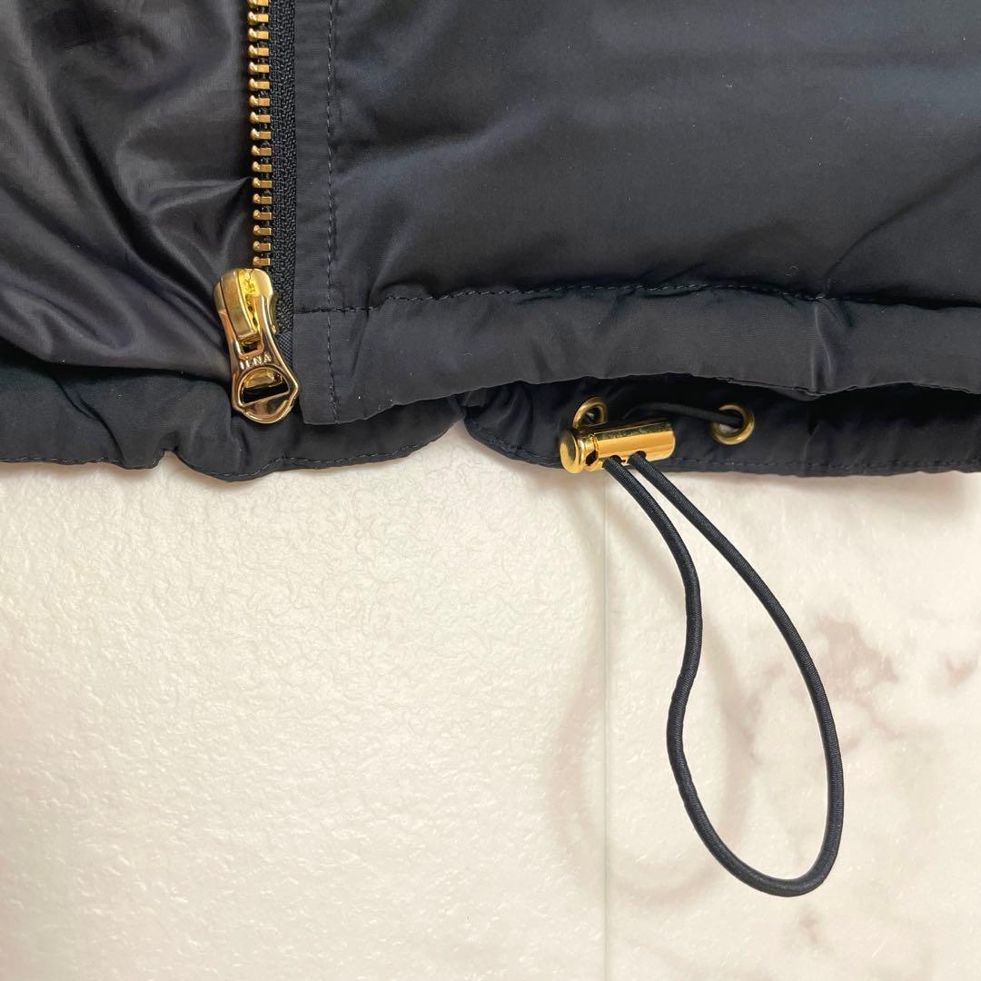 ☆美品☆イエナ 定価38,500円 フーデットショートダウン 36　ブラック