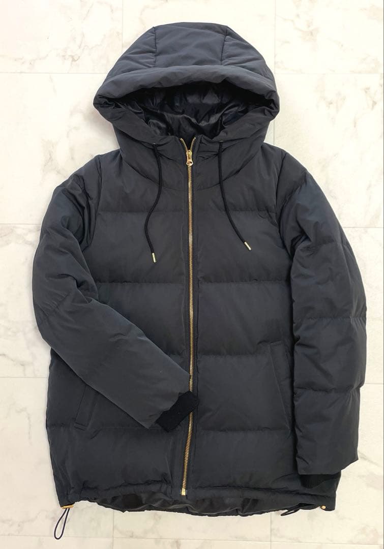 ☆美品☆イエナ 定価38,500円 フーデットショートダウン 36　ブラック