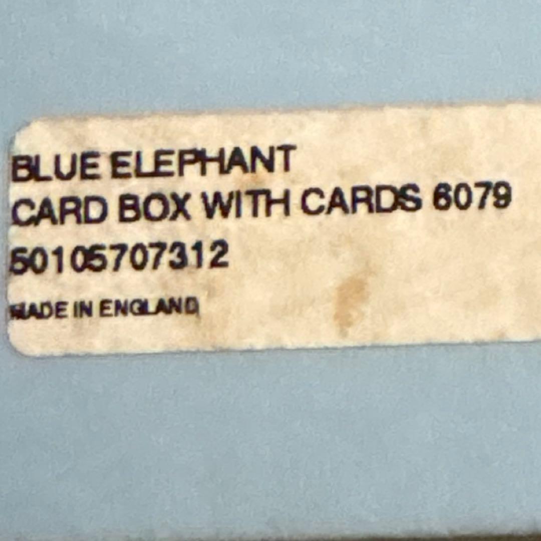 【希少・美品】 ウェッジウッド　ブルーエレファント　トランプ２セット入りボックス