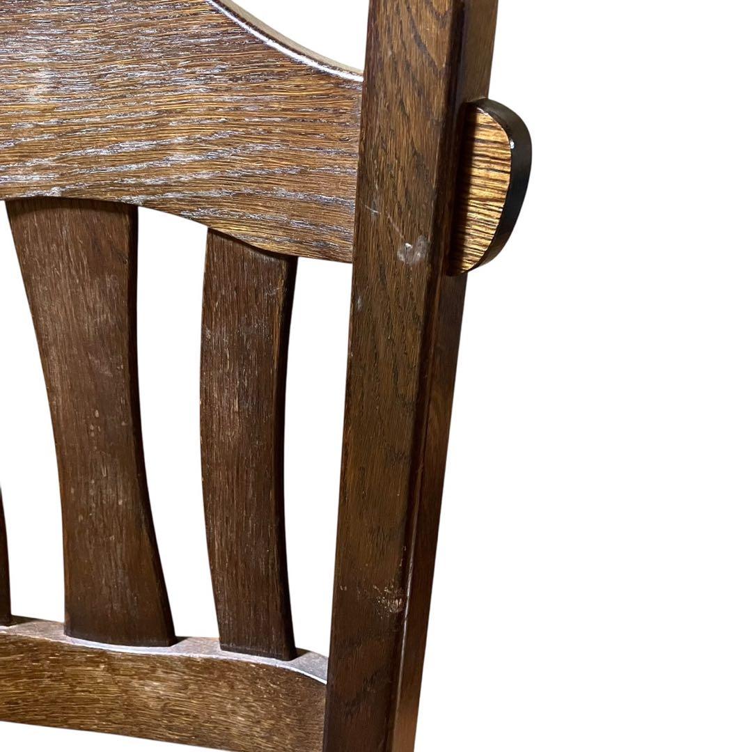 起立木工 ダイニングチェア① オーク無垢 カントリー風 木製椅子 オランダ製