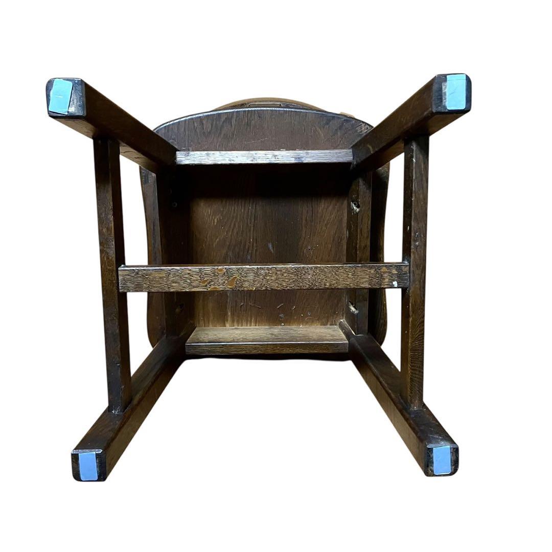 起立木工 ダイニングチェア① オーク無垢 カントリー風 木製椅子 オランダ製