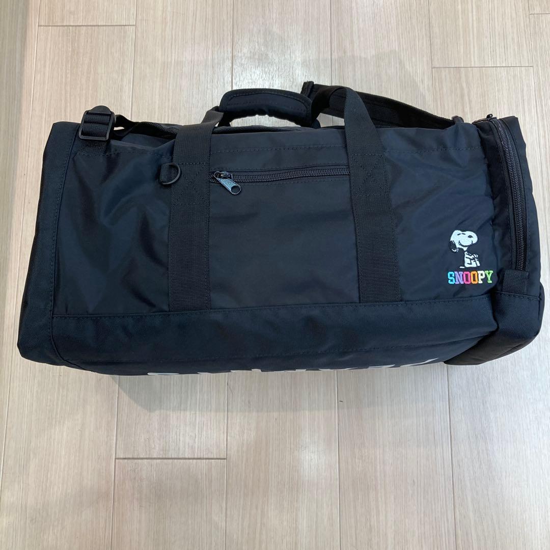 PEANUTS スヌーピー リュックボストン　ブラック