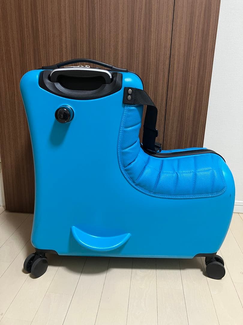 [Homraku] 子供が乗れるスーツケース キッズ キャリーケース 座布団付き