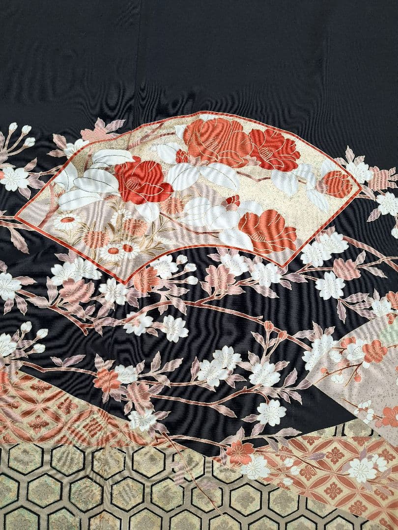 着物リメイクワンピース3644