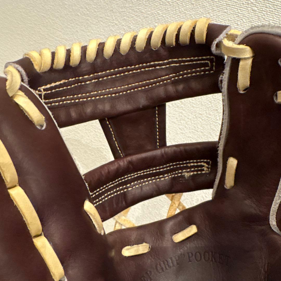 【ほぼ新品】久保田スラッガー 硬式用 オーダーグラブ バーガンディー 湯もみ済