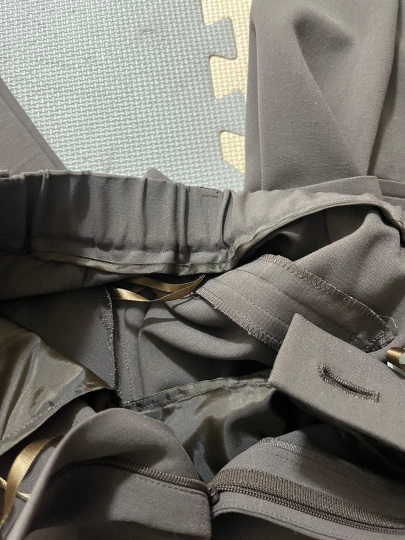 AOKI アオキ　レディース　スーツ　ノーカラー　クロップド　セットアップ