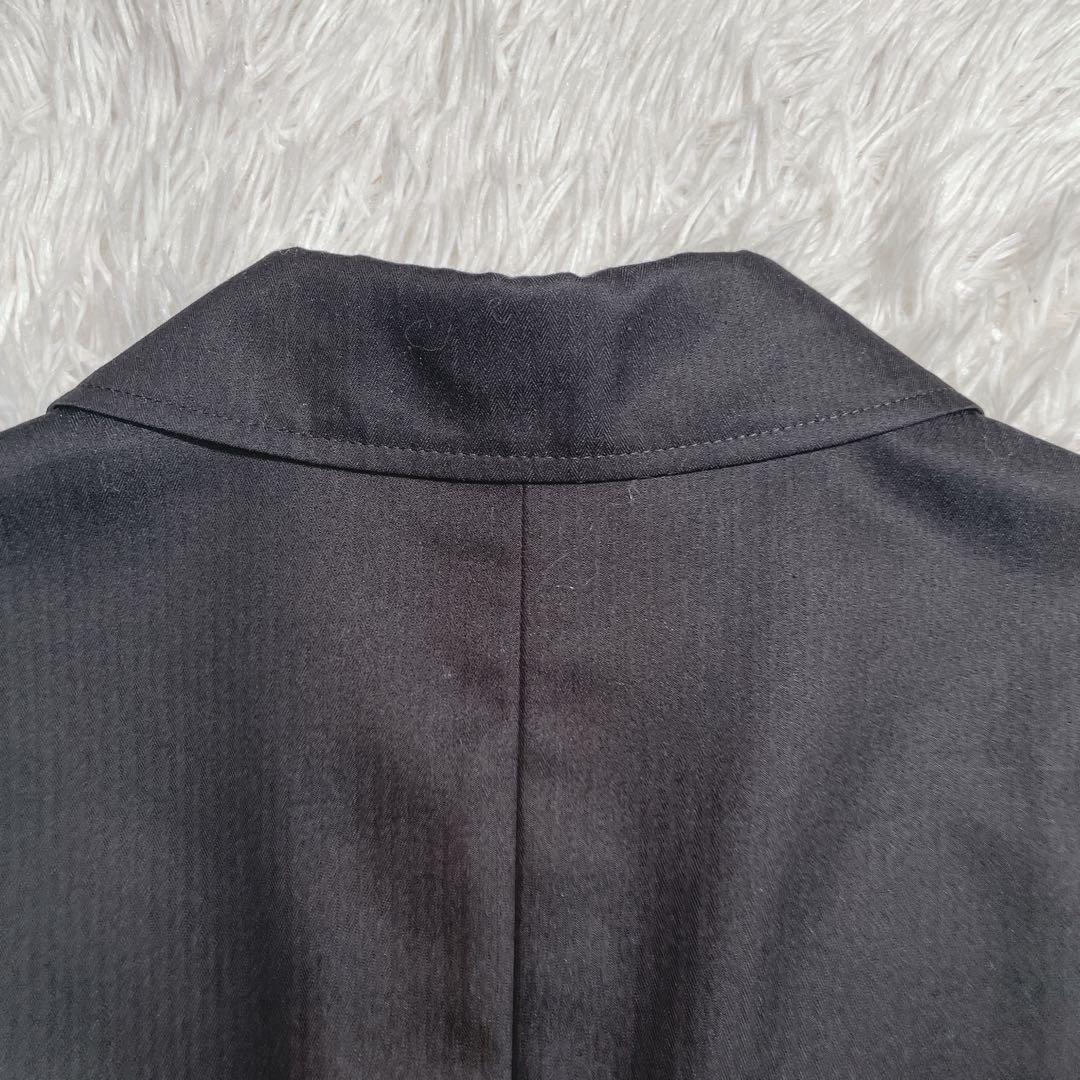 大きいサイズ　インディヴィ　パンツスーツ　セットアップ　ブラック　48