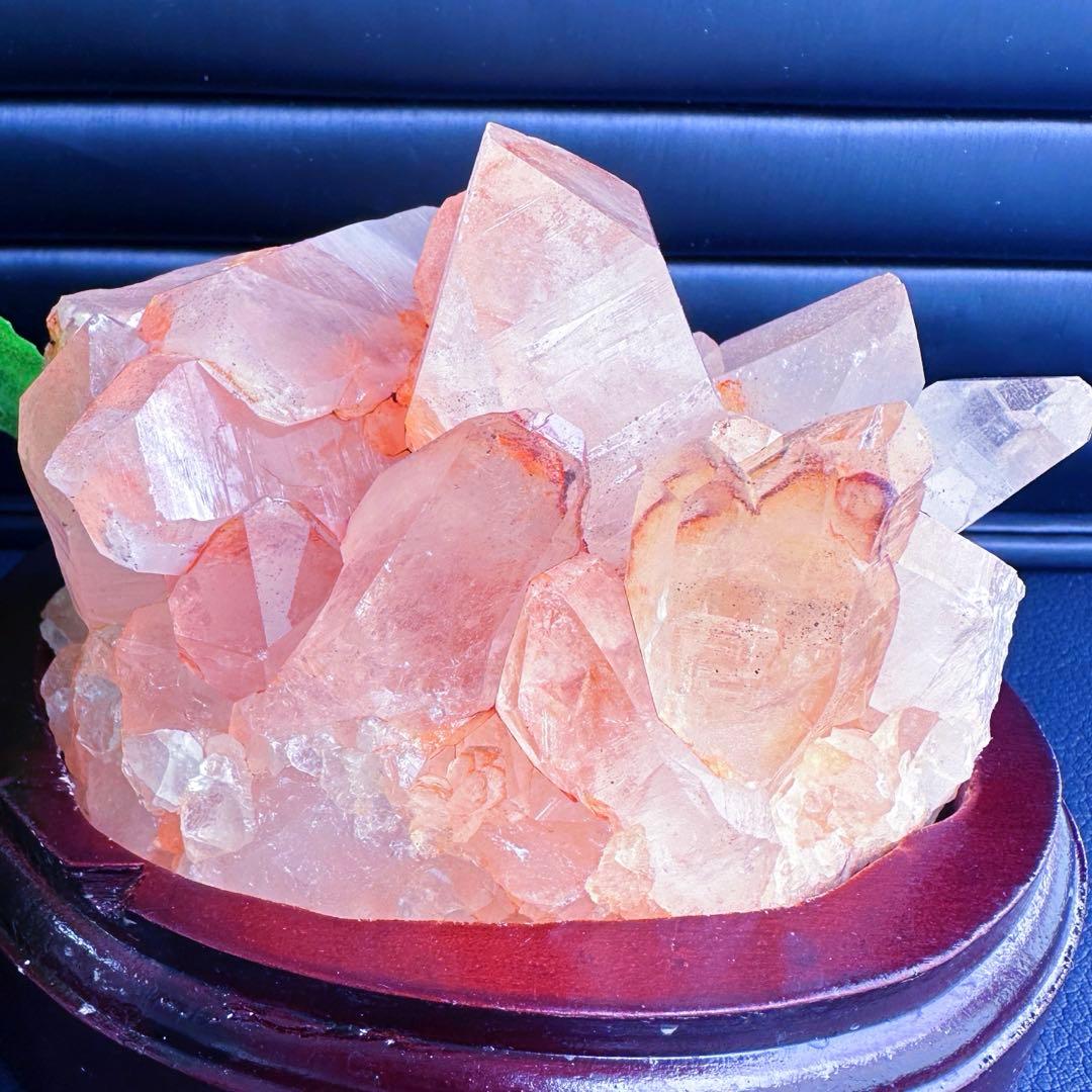 希少❗️超綺麗♡キラキラ☆超強いパワー ピンク ヒマラヤクラスター天然石A1424