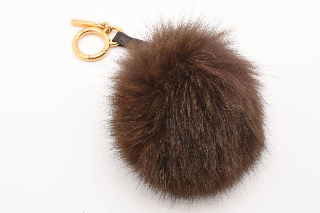 FENDI フェンディ ポンポンチャーム フォックスファー