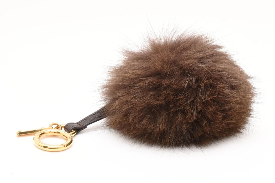 FENDI フェンディ ポンポンチャーム フォックスファー