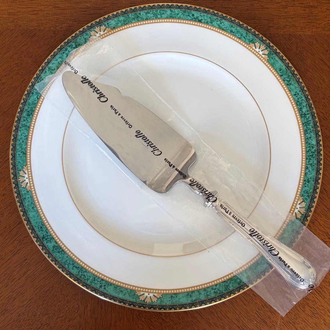 【パリオーダー　美品】クリストフルシルバー★リュバン★ケーキサーバー