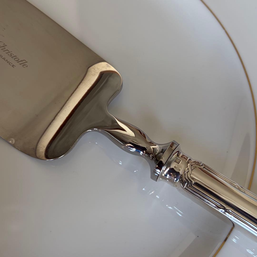 【パリオーダー　美品】クリストフルシルバー★リュバン★ケーキサーバー