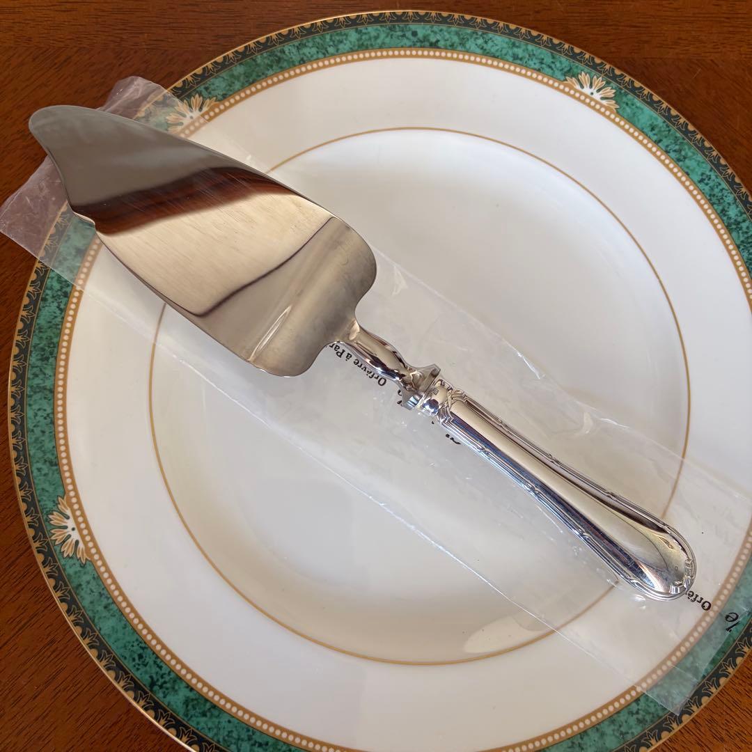 【パリオーダー　美品】クリストフルシルバー★リュバン★ケーキサーバー
