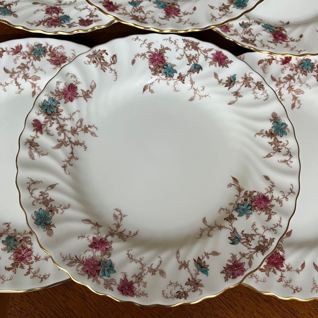 【レア美品】ミントン★アンセストラル★デザート皿　6枚