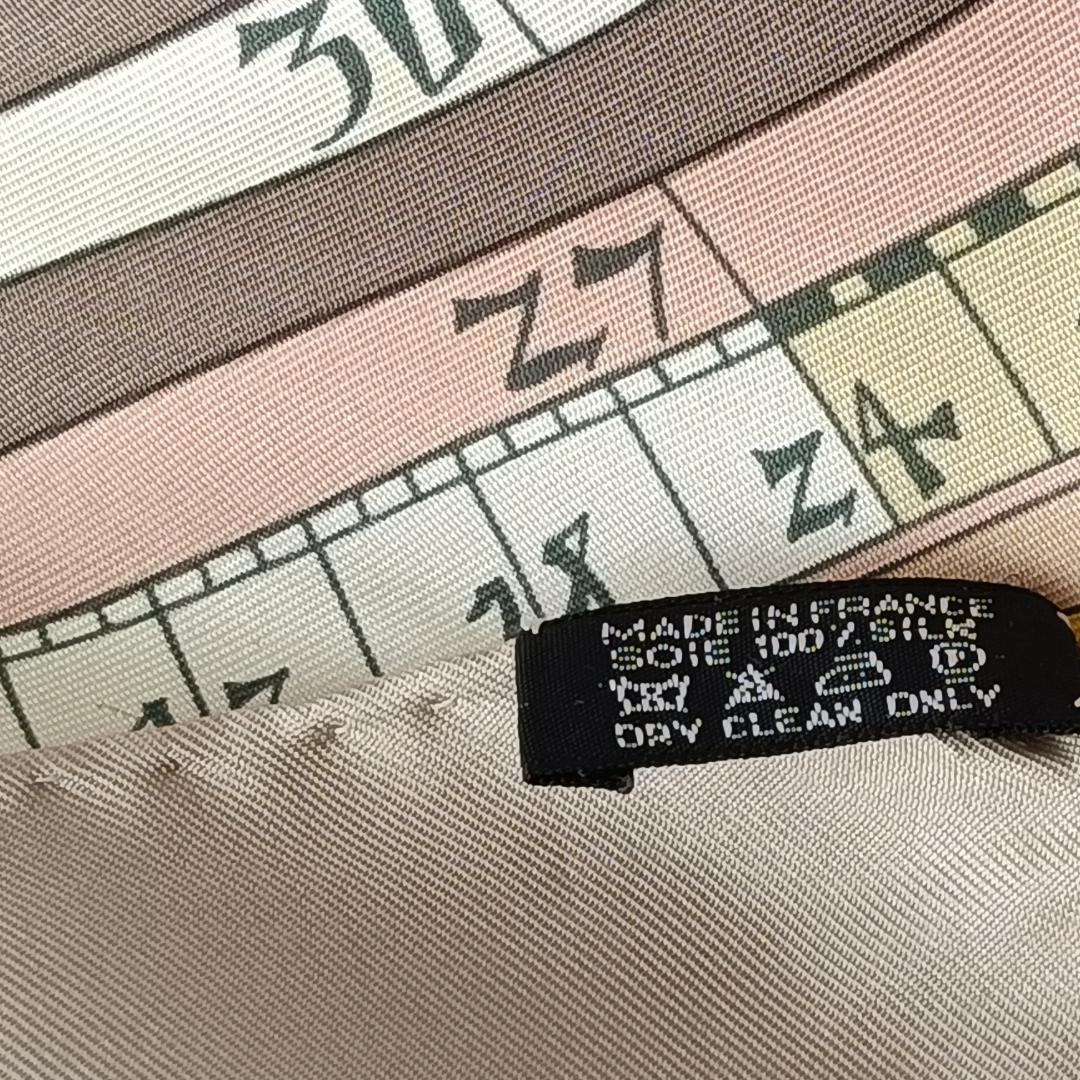 エルメス スカーフ カレ90 占星術 DIES ET HORE シルク ベージュ